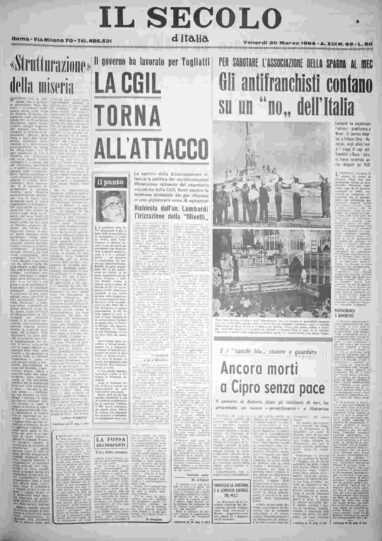 venerdì 20 marzo 1964