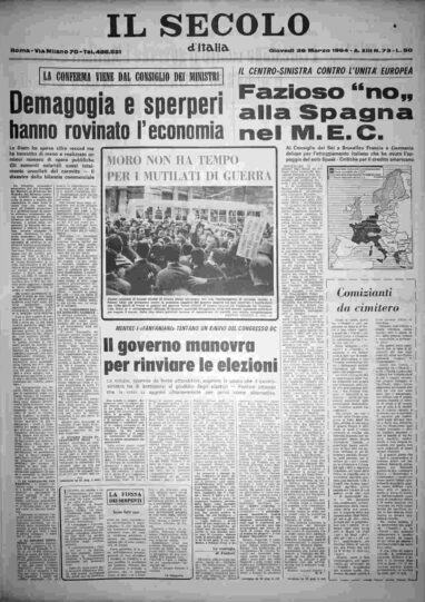 giovedì 26 marzo 1964