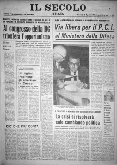 giovedì 9 aprile 1964