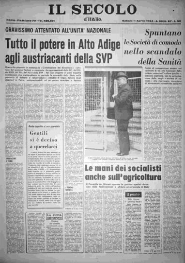 sabato 11 aprile 1964