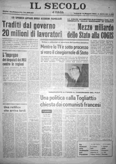 venerdì 15 maggio 1964