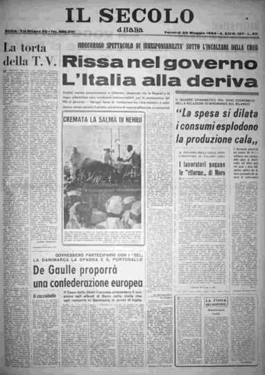 venerdì 29 maggio 1964