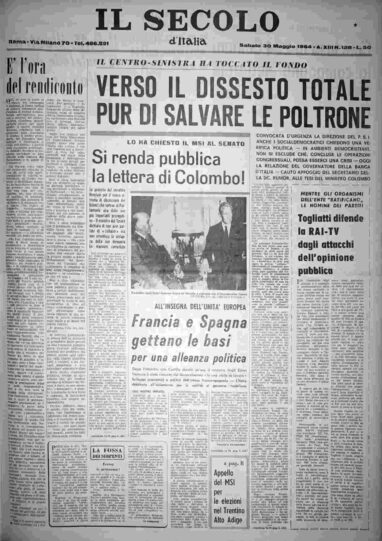 sabato 30 maggio 1964