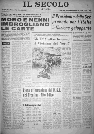 martedì 2 giugno 1964