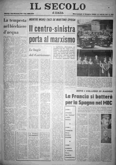 mercoledì 3 giugno 1964