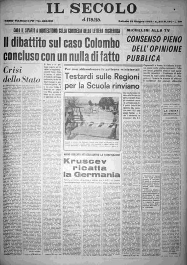 sabato 13 giugno 1964
