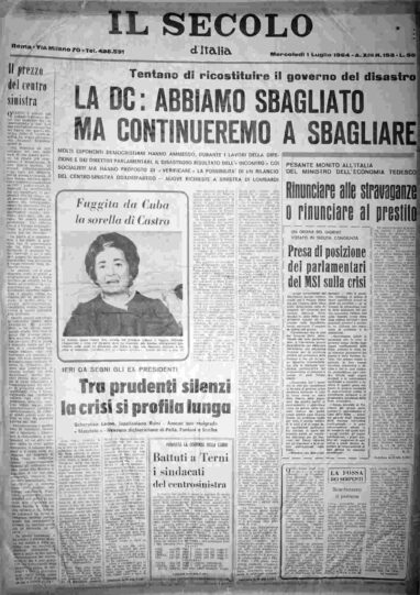 mercoledì 1 luglio 1964