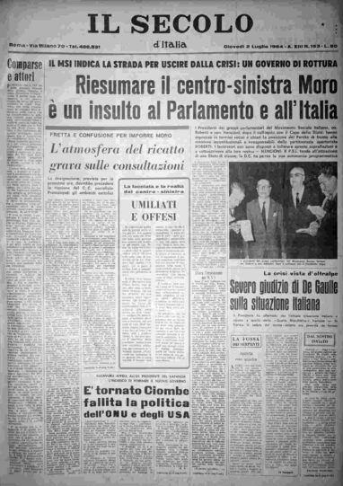giovedì 2 luglio 1964