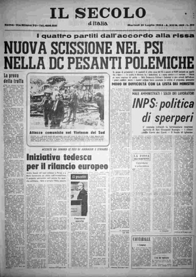martedì 21 luglio 1964