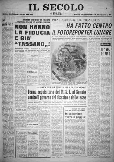 sabato 1 agosto 1964