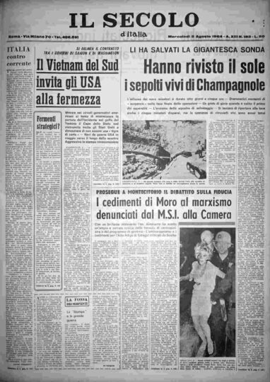 mercoledì 5 agosto 1964