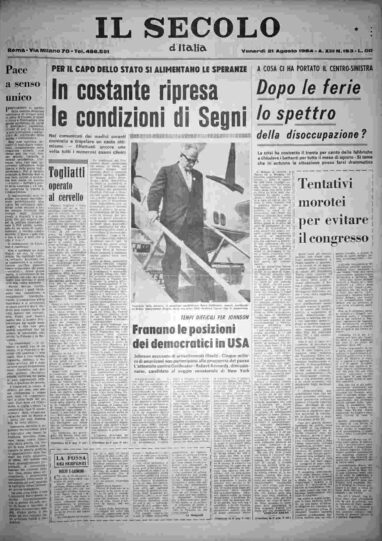 venerdì 21 agosto 1964