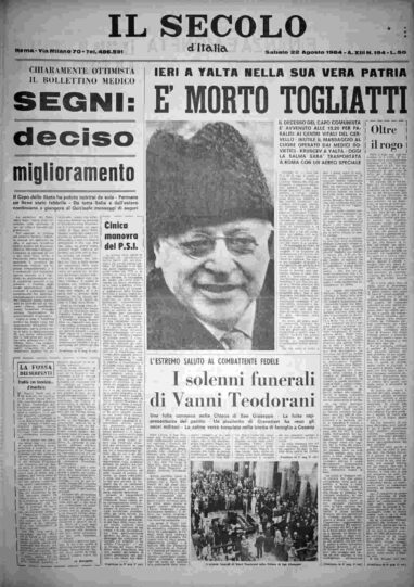 sabato 22 agosto 1964