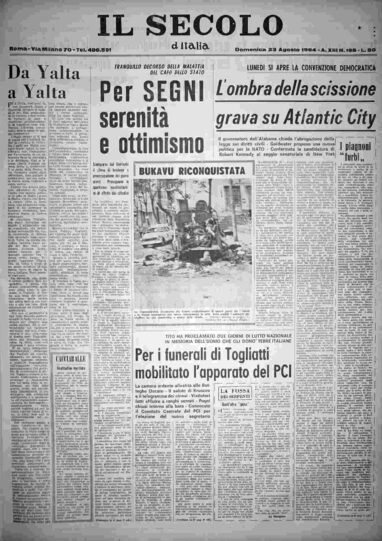 domenica 23 agosto 1964