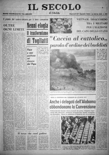 giovedì 27 agosto 1964