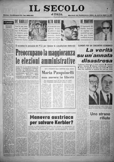 martedì 22 settembre 1964
