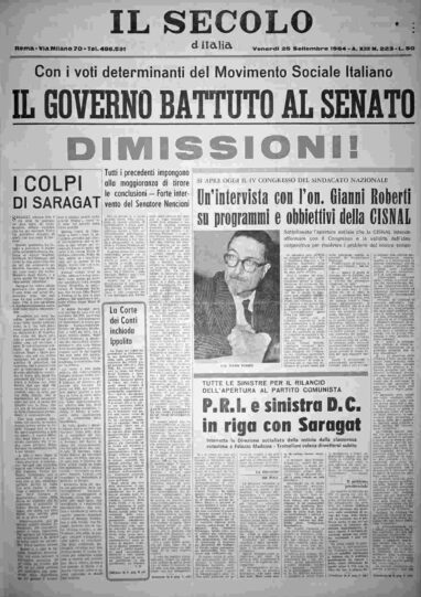 venerdì 25 settembre 1964