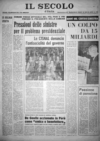 domenica 27 settembre 1964