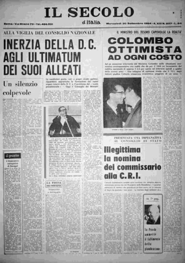 mercoledì 30 settembre 1964