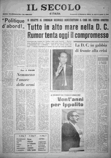 venerdì 2 ottobre 1964