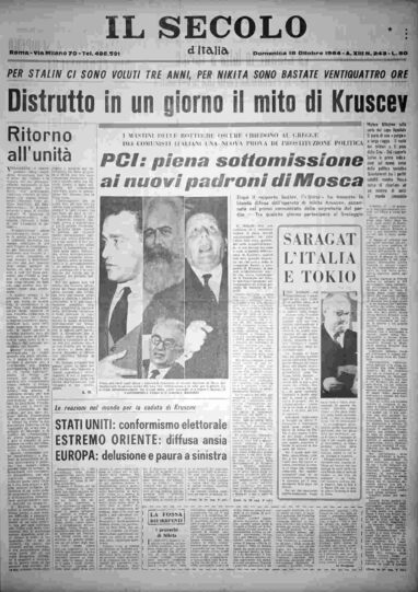 domenica 18 ottobre 1964