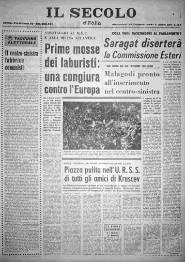 mercoledì 28 ottobre 1964