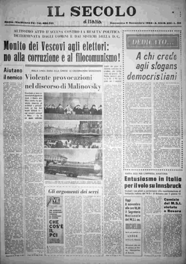 domenica 8 novembre 1964