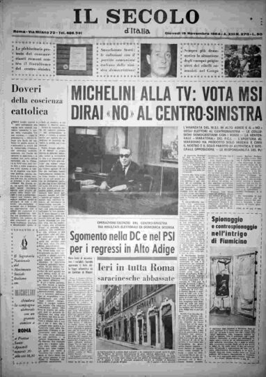 giovedì 19 novembre 1964