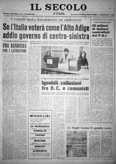 venerdì 20 novembre 1964