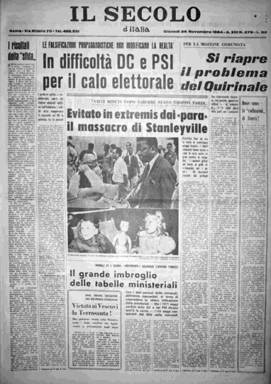 giovedì 26 novembre 1964
