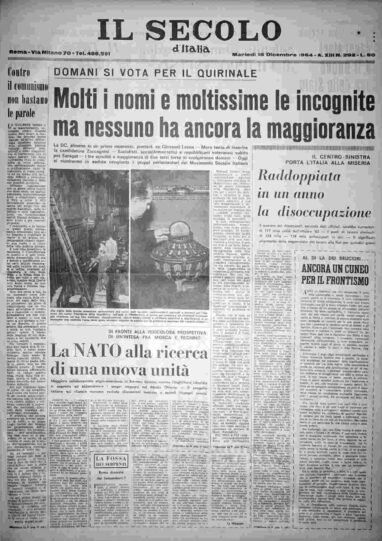 martedì 15 dicembre 1964