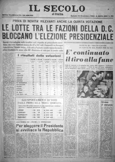 sabato 19 dicembre 1964