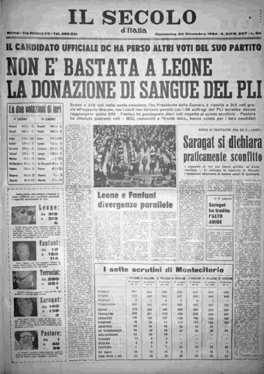 domenica 20 dicembre 1964