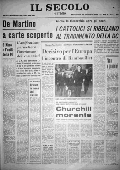 mercoledì 20 gennaio 1965