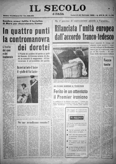venerdì 22 gennaio 1965