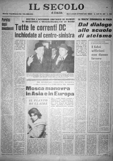 mercoledì 3 febbraio 1965