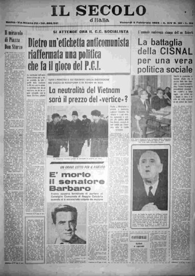venerdì 5 febbraio 1965