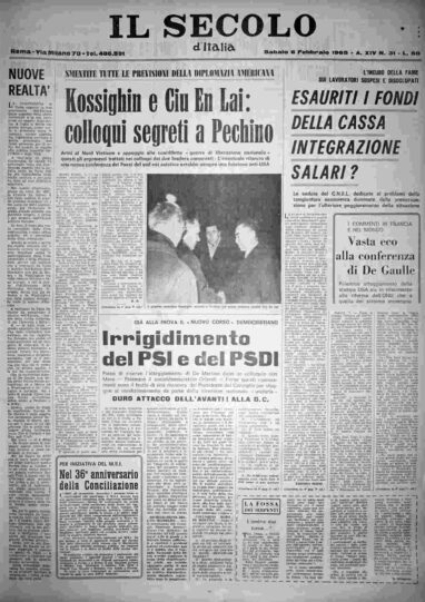 sabato 6 febbraio 1965