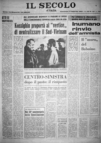 domenica 7 febbraio 1965