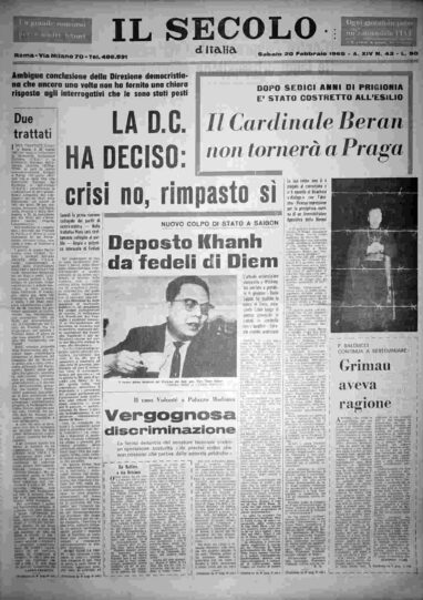 sabato 20 febbraio 1965