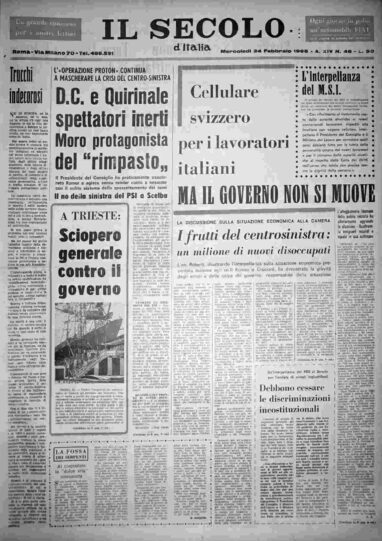 mercoledì 24 febbraio 1965
