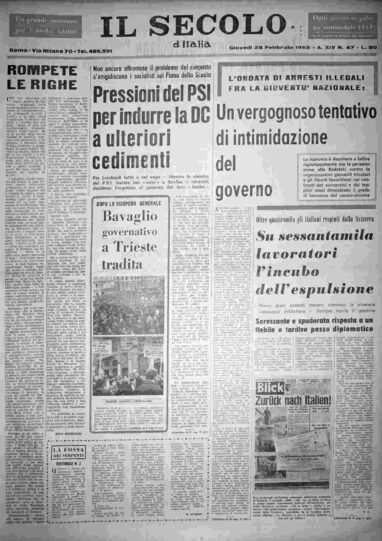 giovedì 25 febbraio 1965