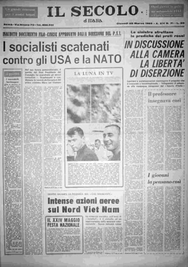 giovedì 25 marzo 1965