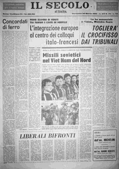 domenica 28 marzo 1965