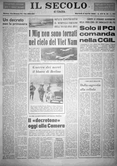 martedì 6 aprile 1965
