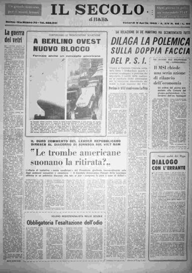 venerdì 9 aprile 1965