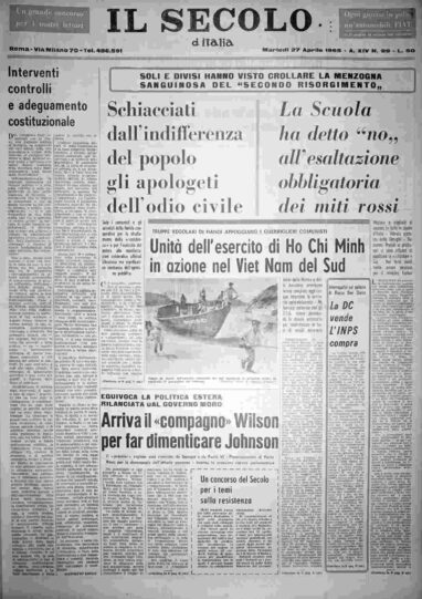 martedì 27 aprile 1965