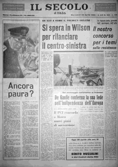 mercoledì 28 aprile 1965