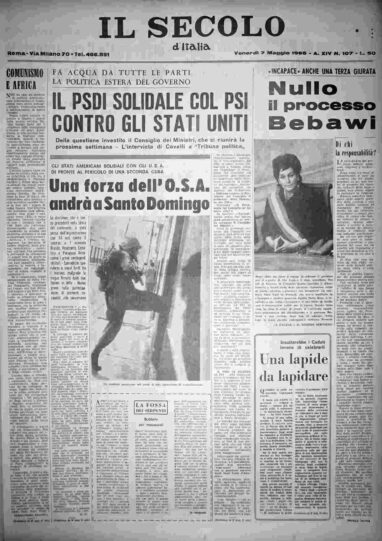 venerdì 7 maggio 1965