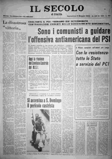 domenica 9 maggio 1965